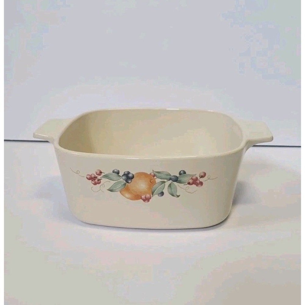 CorningWare Abundance 1.5 Quart Casserole Bakeware Dish A-1.5-B Cream